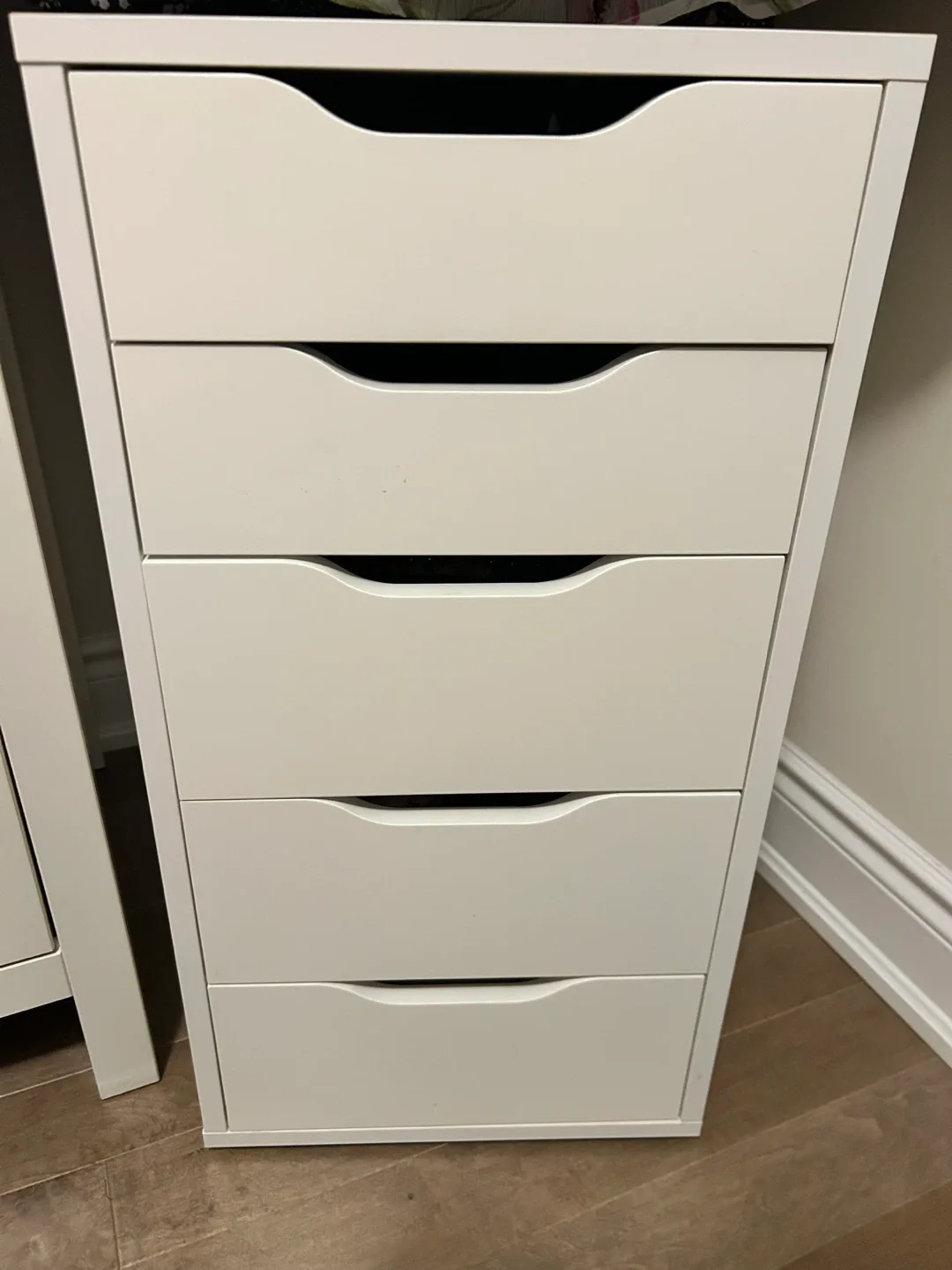 IKEA Desk with Alex Drawer Unit - White image indicator(5)