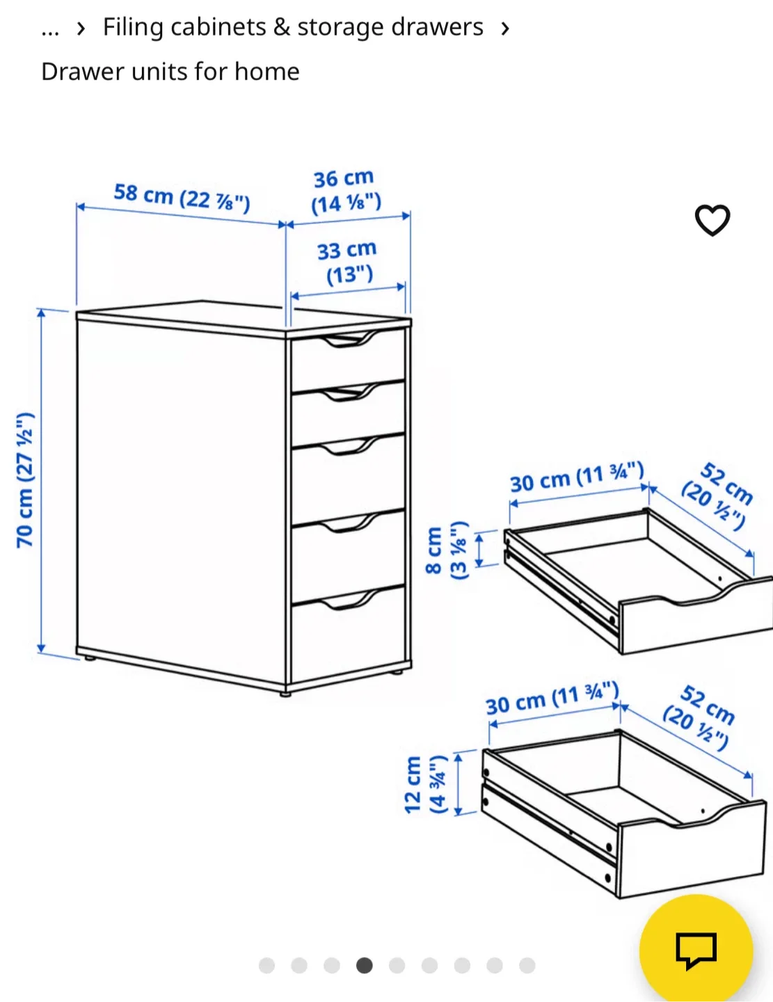 IKEA Desk with Alex Drawer Unit - White image indicator(4)