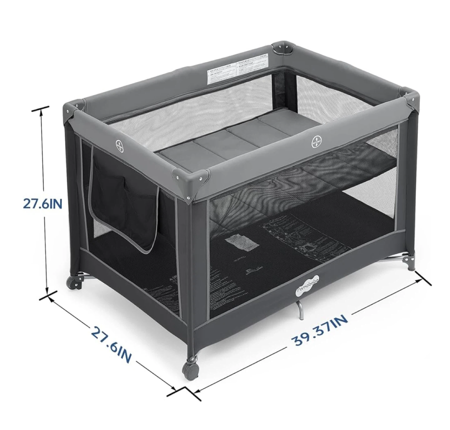 Baby Playard - Gray - Like New!