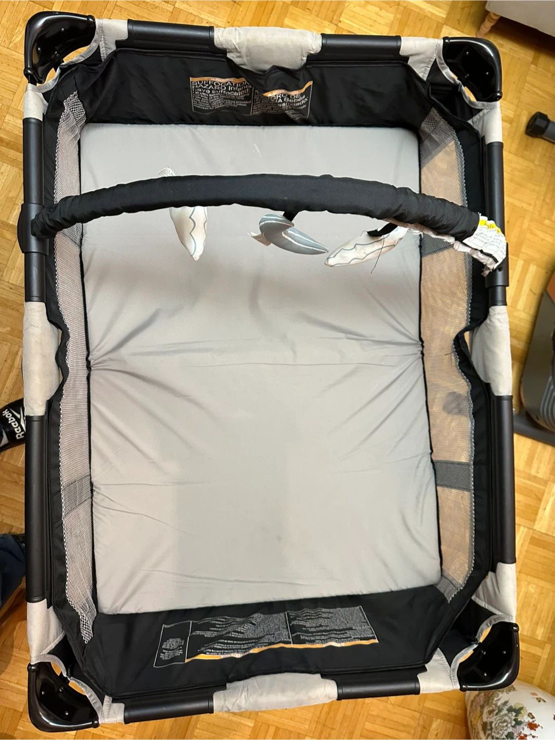 Baby Playard - Gray - Like New! - photo 3