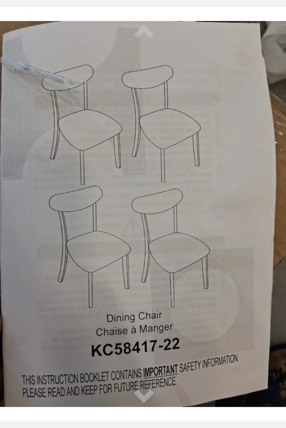 Dining Chairs - KC58417-22