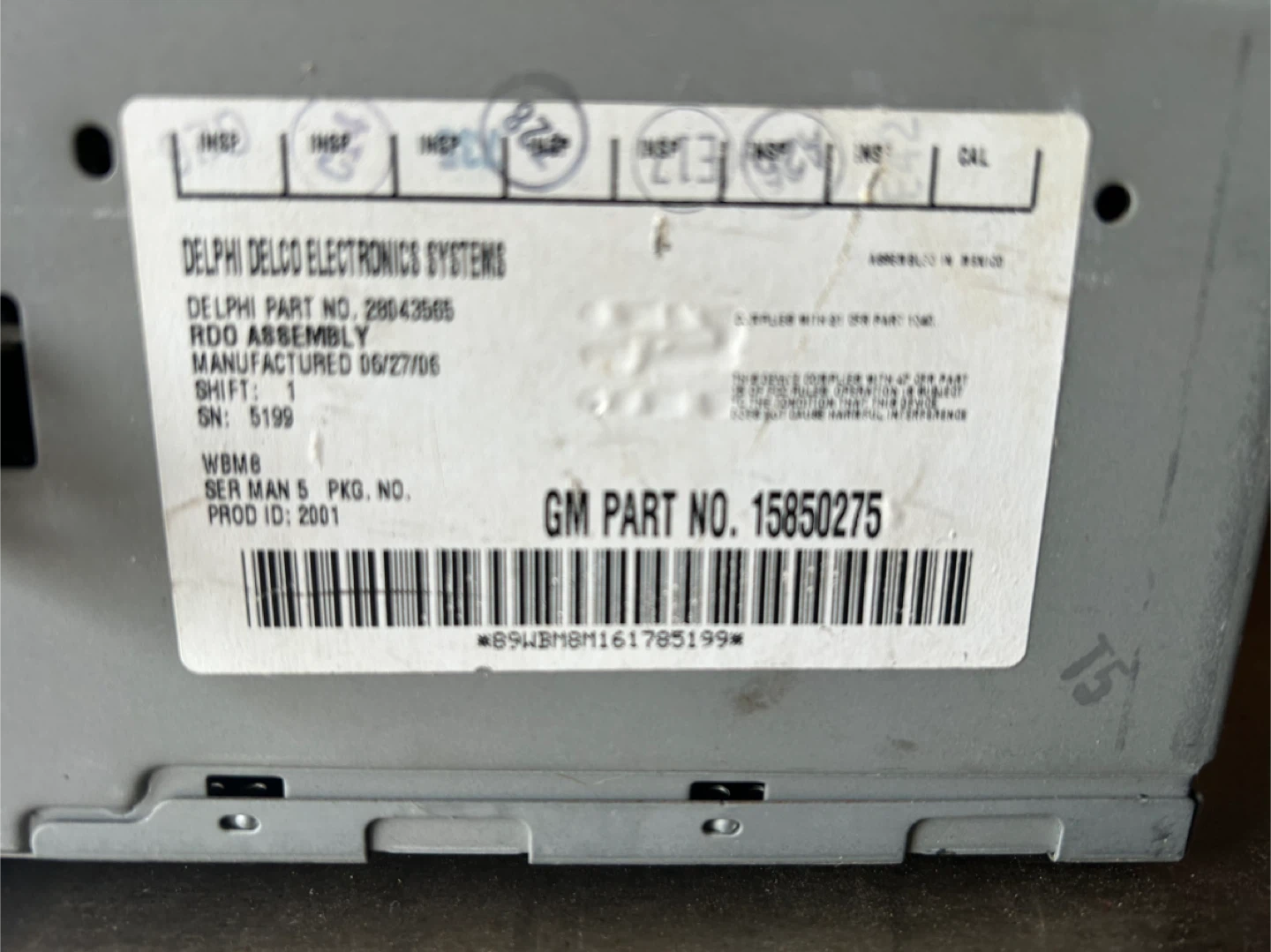 Delphi Delco Electronics RDO Assembly - photo 3