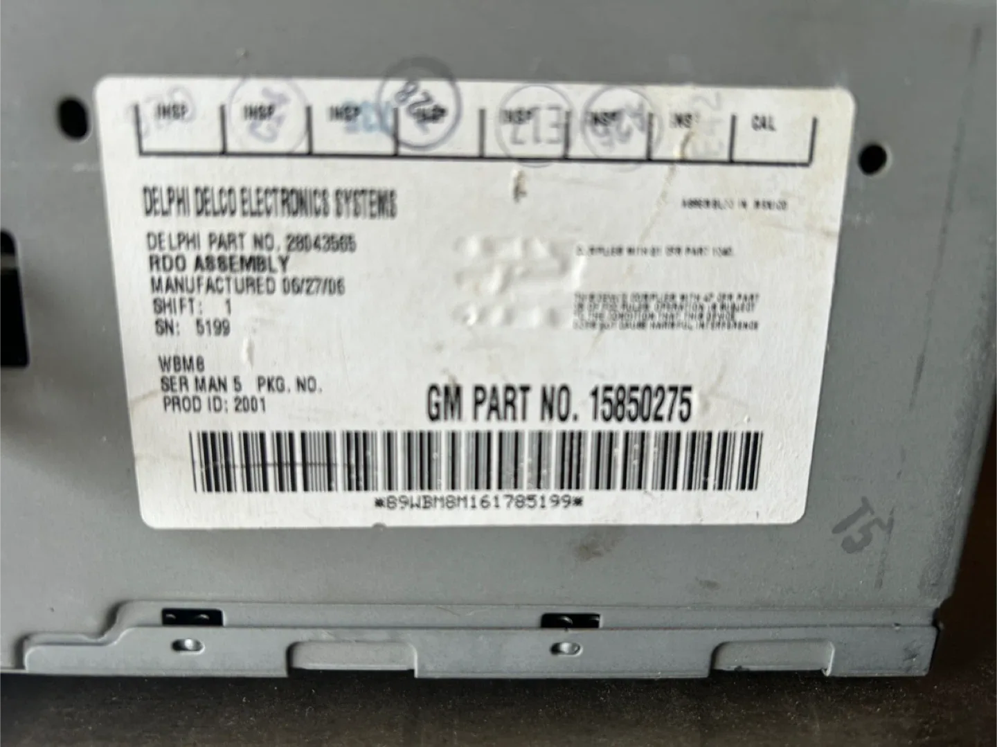 Delphi Delco Electronics RDO Assembly image indicator(3)