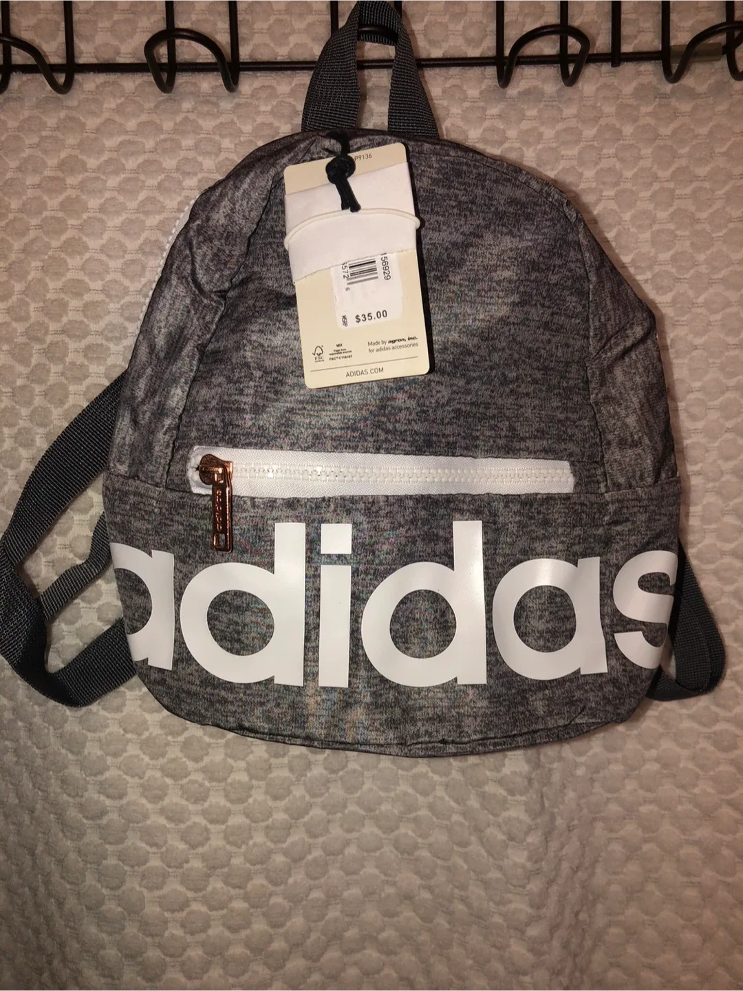 Adidas Mini Backpack - Gray thumbnail
