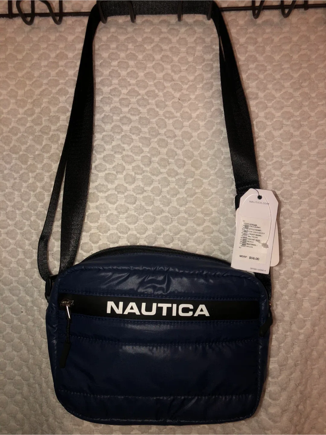 Nautica Navy Blue Crossbody Bag - Like New! thumbnail