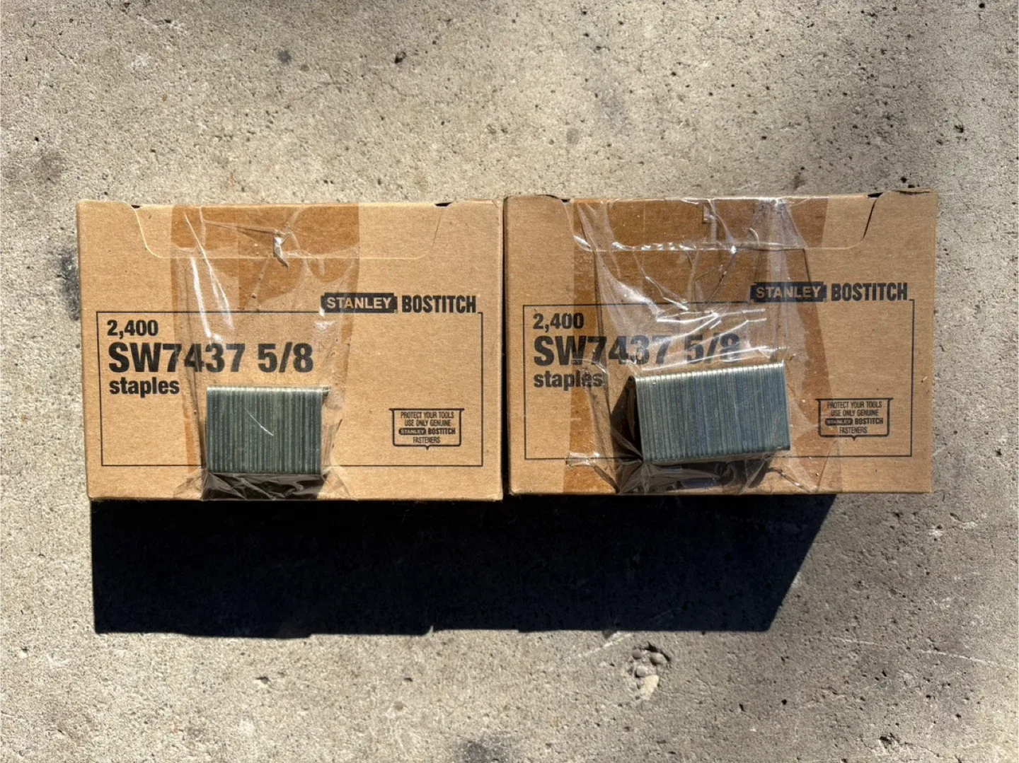 Stanley Bostitch SW7437 5/8 Staples - 2 Boxes thumbnail
