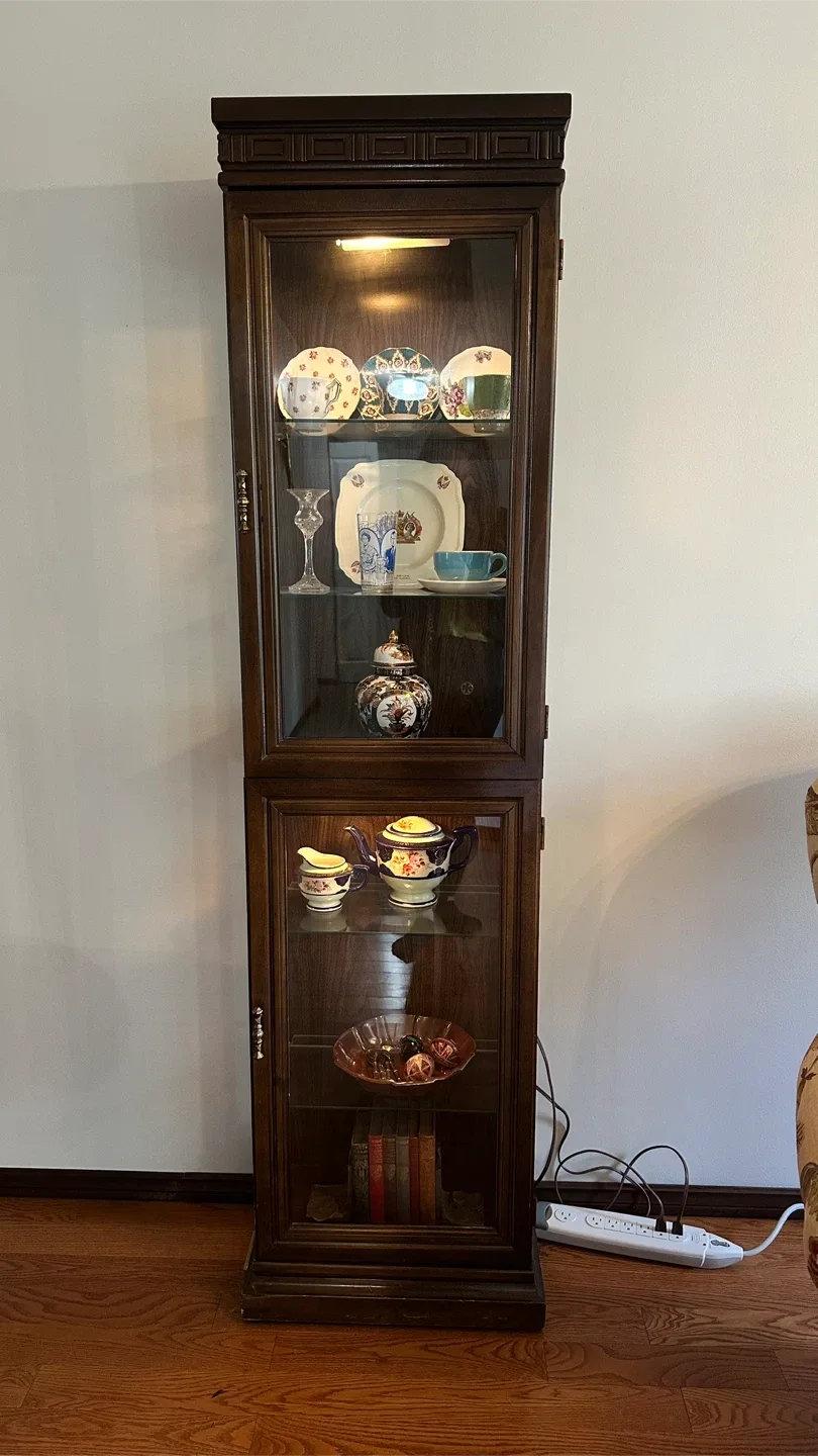 SOLID Wooden Display Cabinet thumbnail