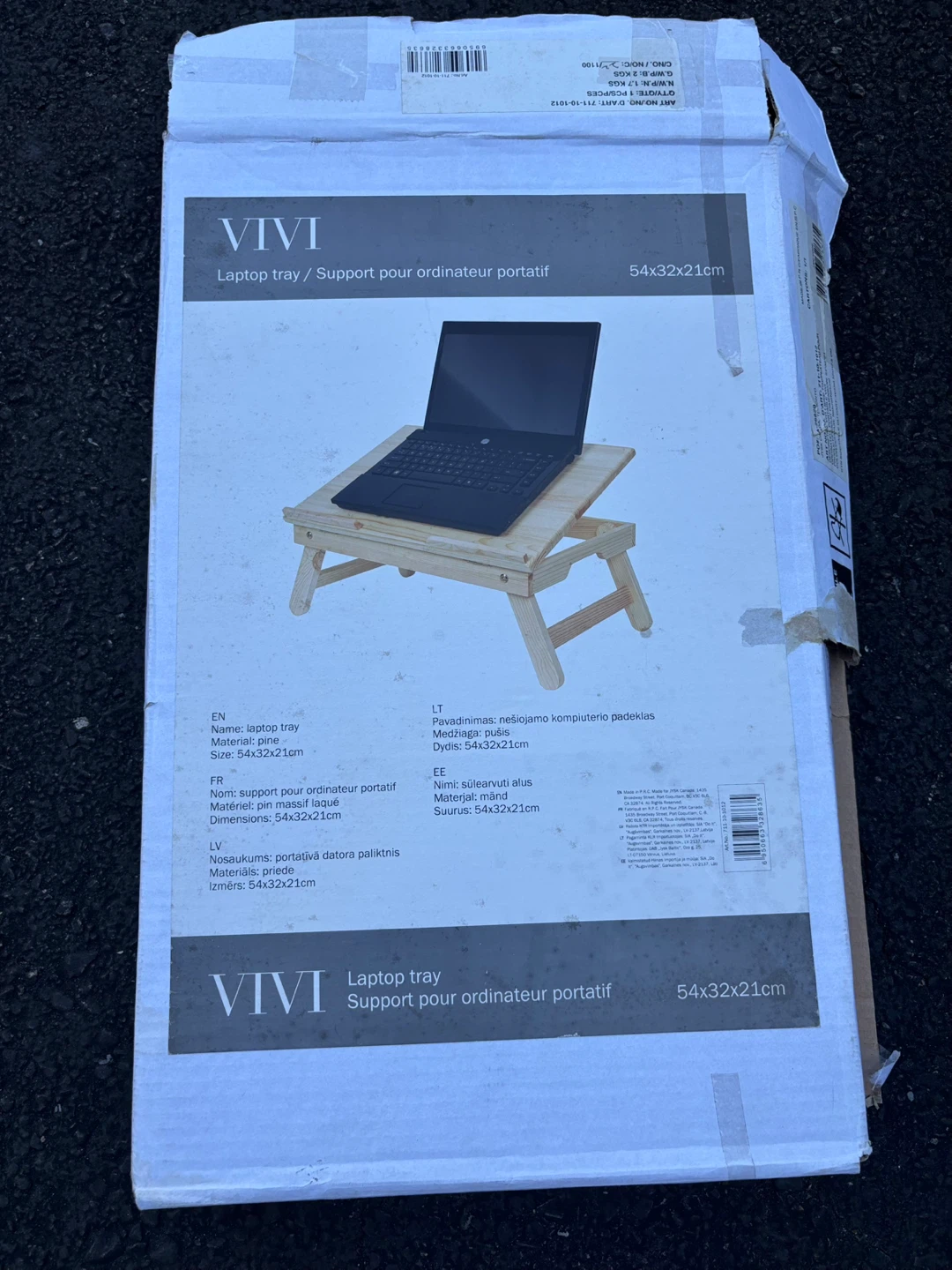 VIVI Laptop Tray - 54x32x21cm