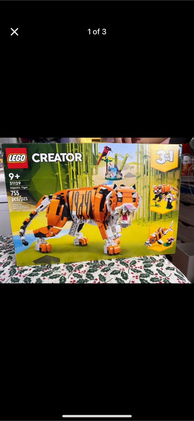 LEGO Creator 3in1 Majestic Tiger Set 31129
