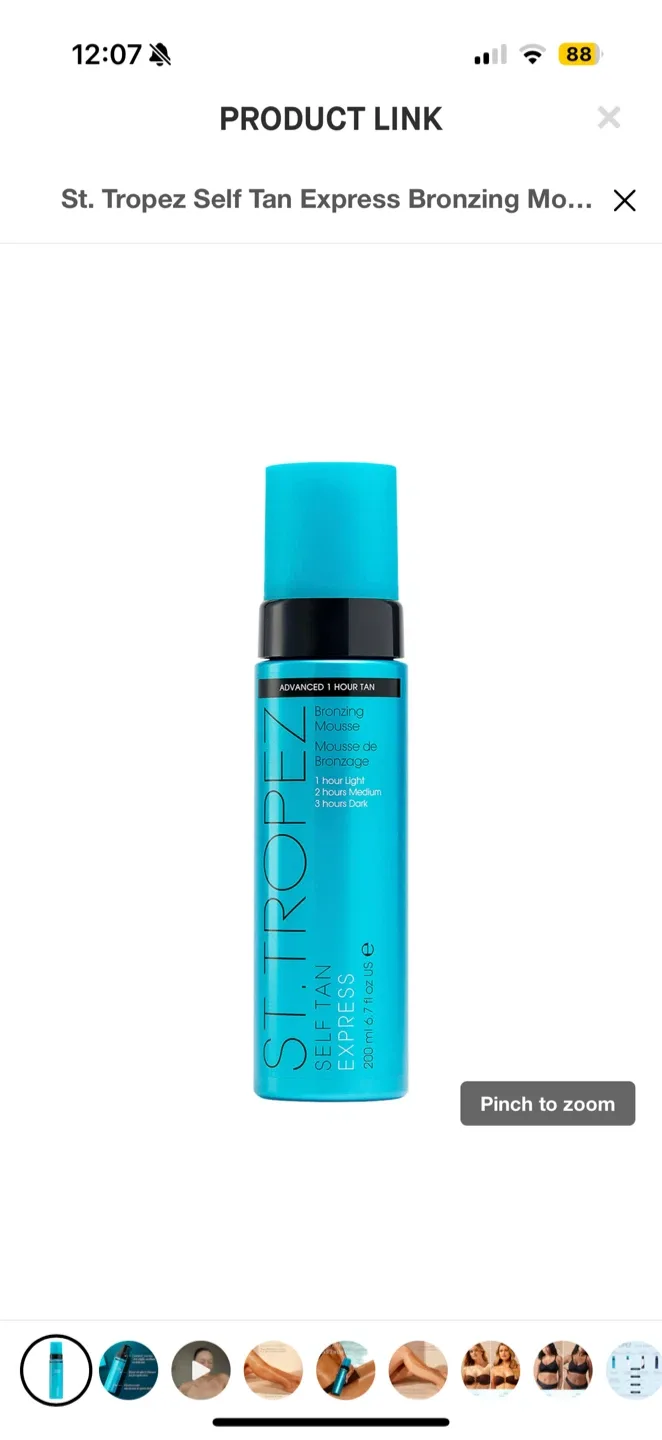 St. Tropez Self Tan Express Bronzing Mousse thumbnail