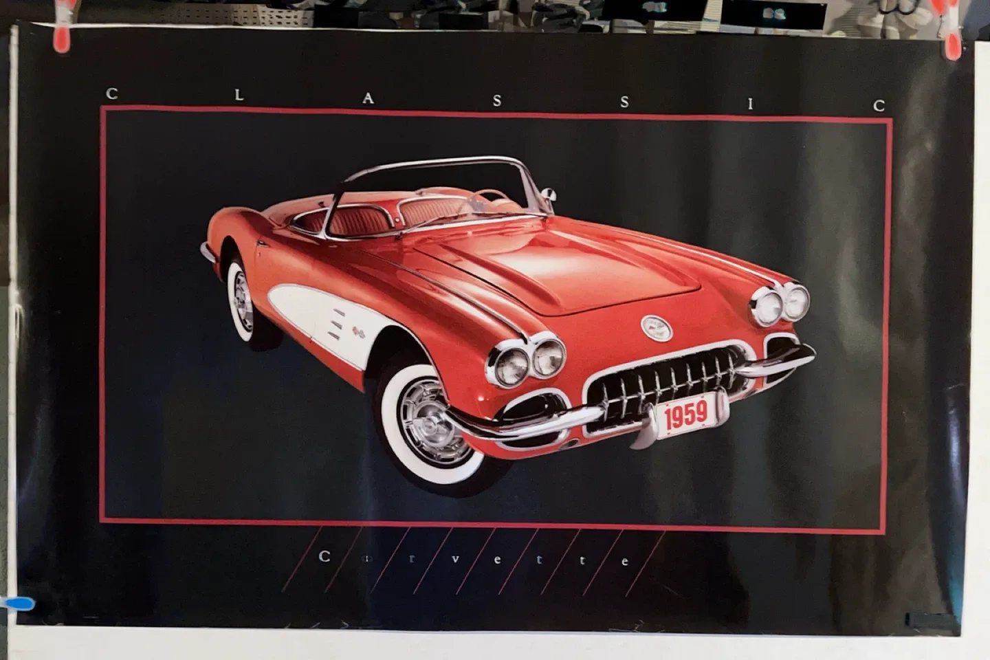 Classic Corvette Poster thumbnail