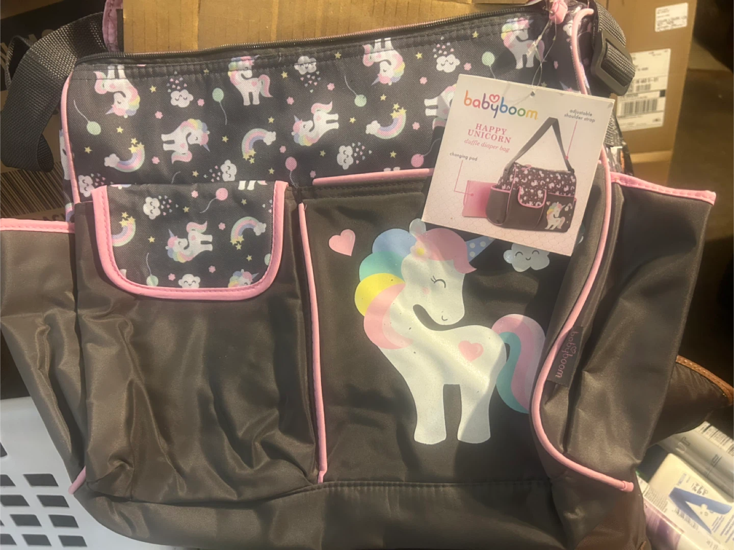 Baby Boom Happy Unicorn Diaper Bag