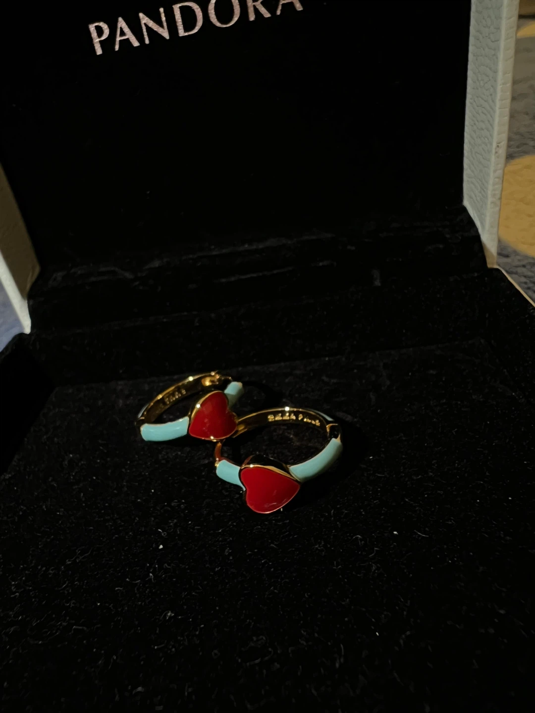 (Retail $159) New Enamel Heart Stud Earrings - photo 3