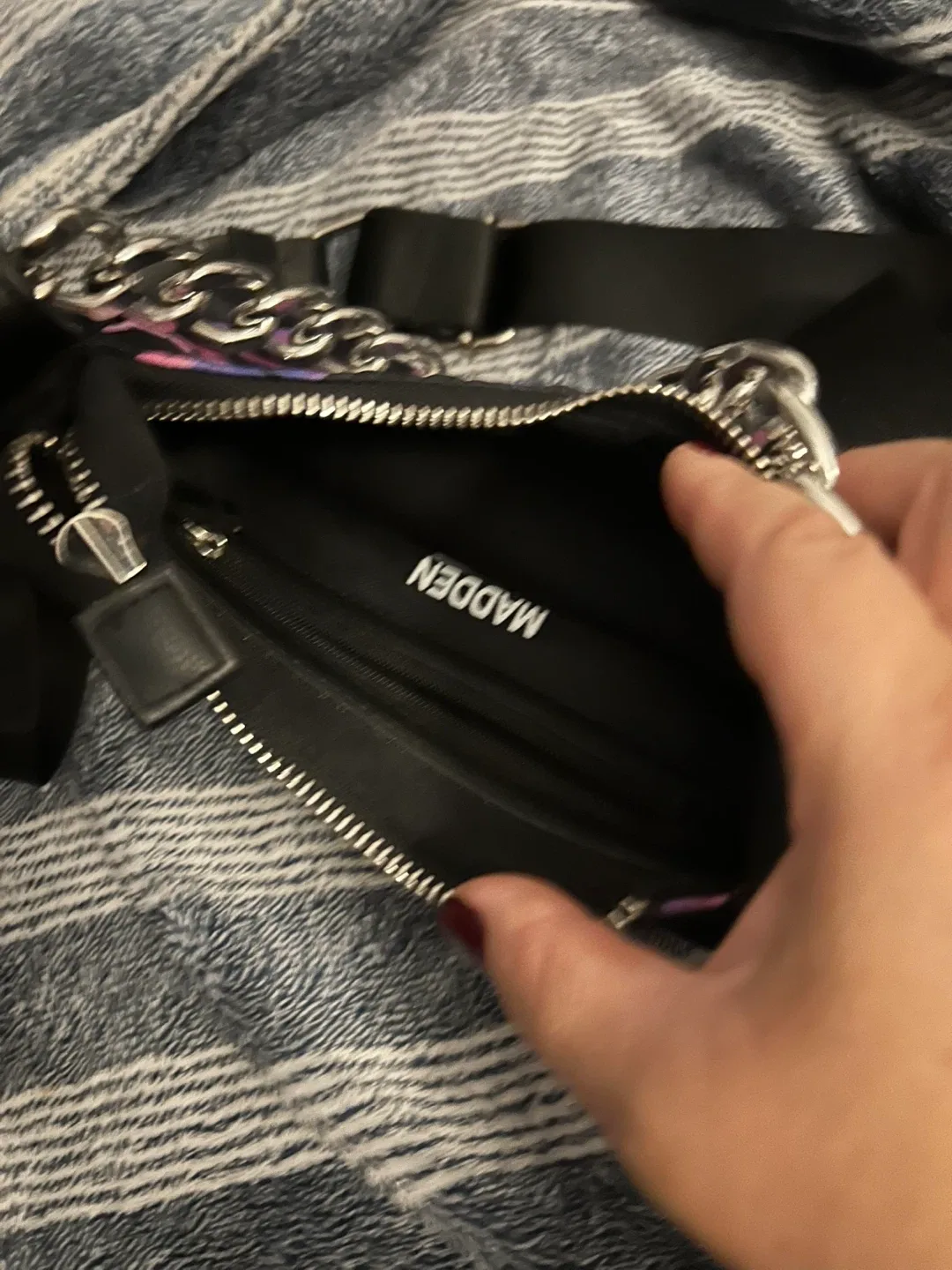 Madden NYC Butterfly Print Crossbody Bag image indicator(2)