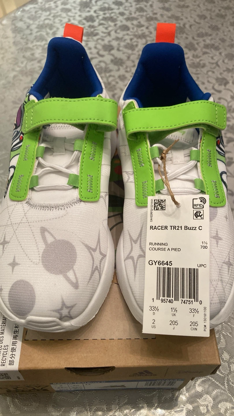 Adidas Racer TR21 Buzz C Kids' Shoes - Size 2 US - photo 2