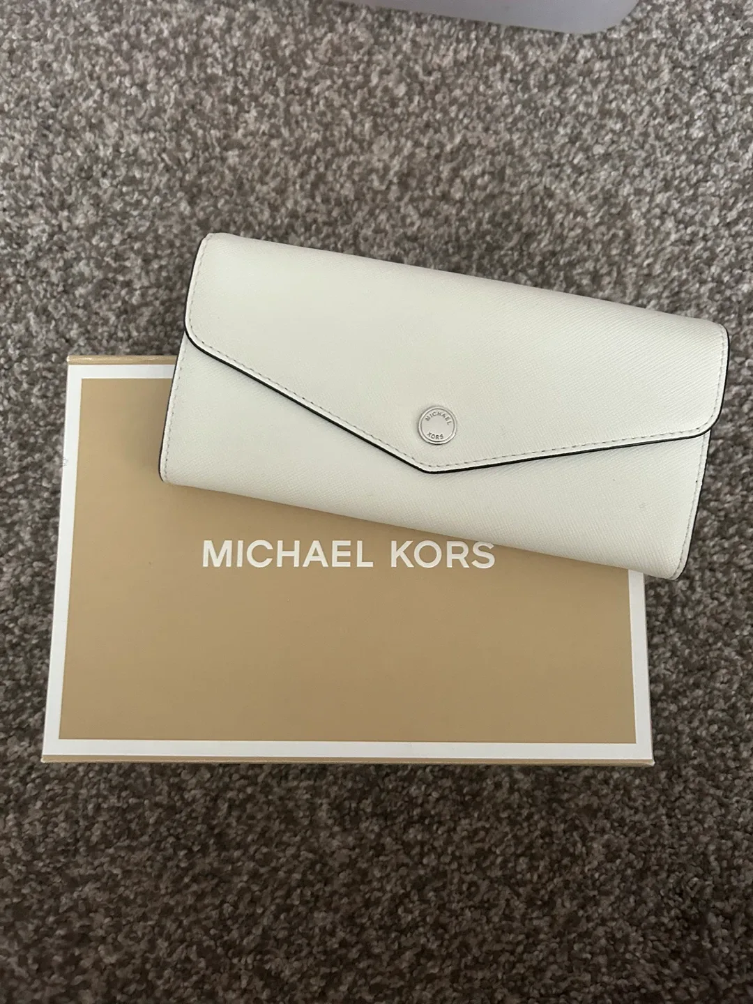 Michael Kors White Envelope Wallet