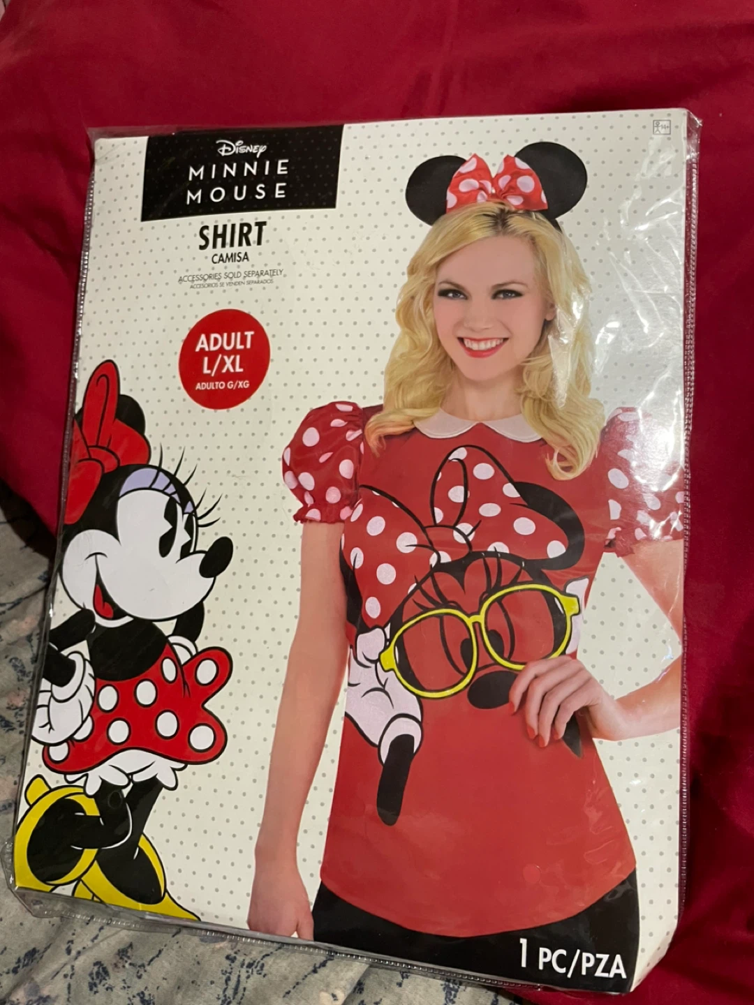 Disney Minnie Mouse Shirt Adult L/XL