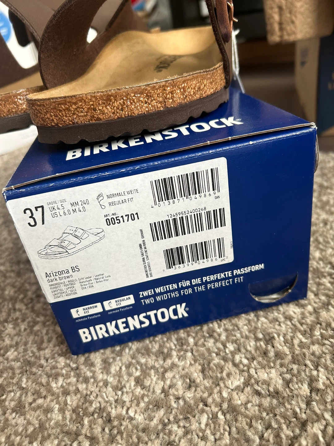 Birkenstock Arizona Dark Brown 37 - photo 3