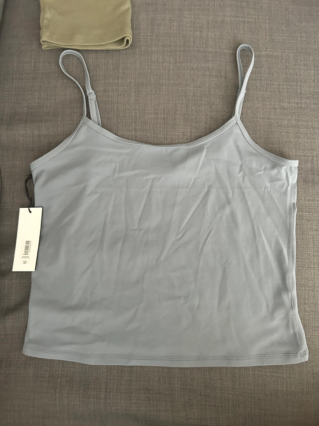 Aritzia Essentials Shady Blue Tank Top XL