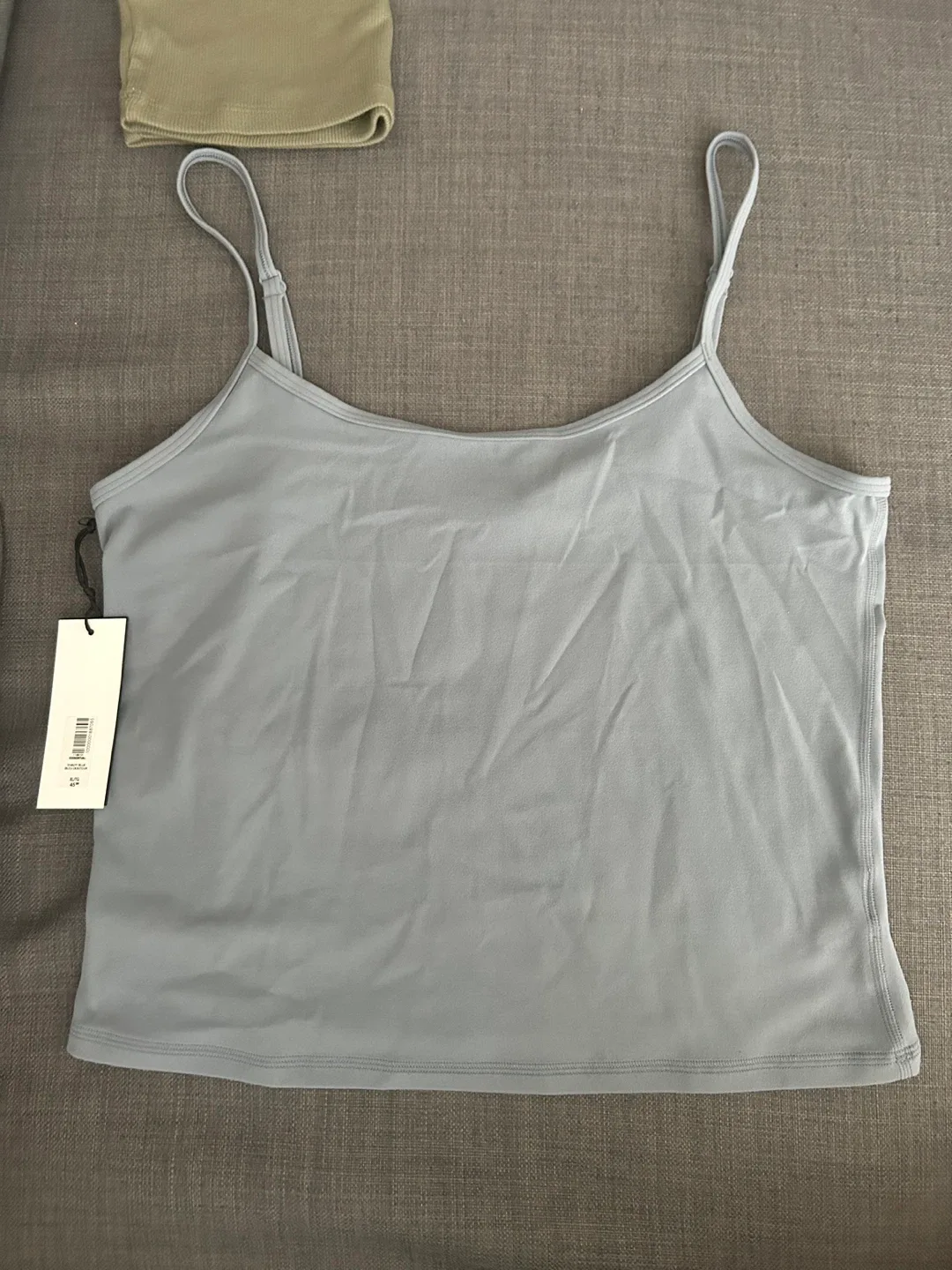 Aritzia Essentials Shady Blue Tank Top XL