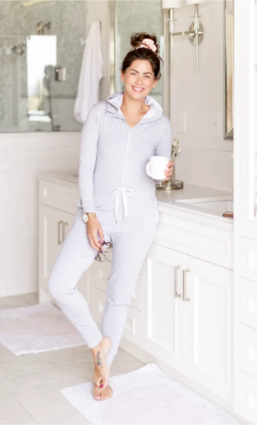 Smash + Tess Grey Romper Colab with Jillian Harris - Size S/P