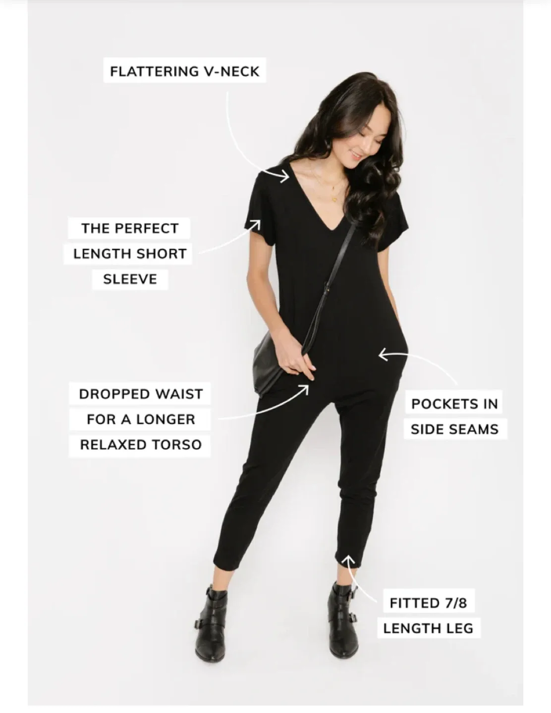 Smash + Tess Sunday Romper - Midnight Black, XS