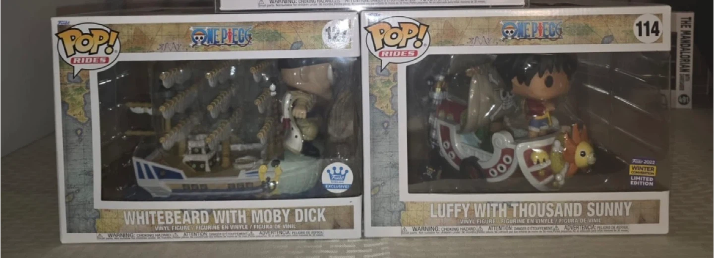 One Piece Funko Pop! Rides - Luffy, Whitebeard andTrafalgar Law