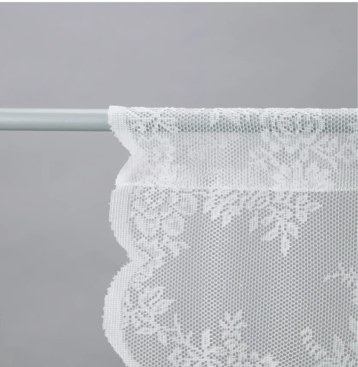 New White Lace Curtain Panels (Set of 2) image indicator(2)