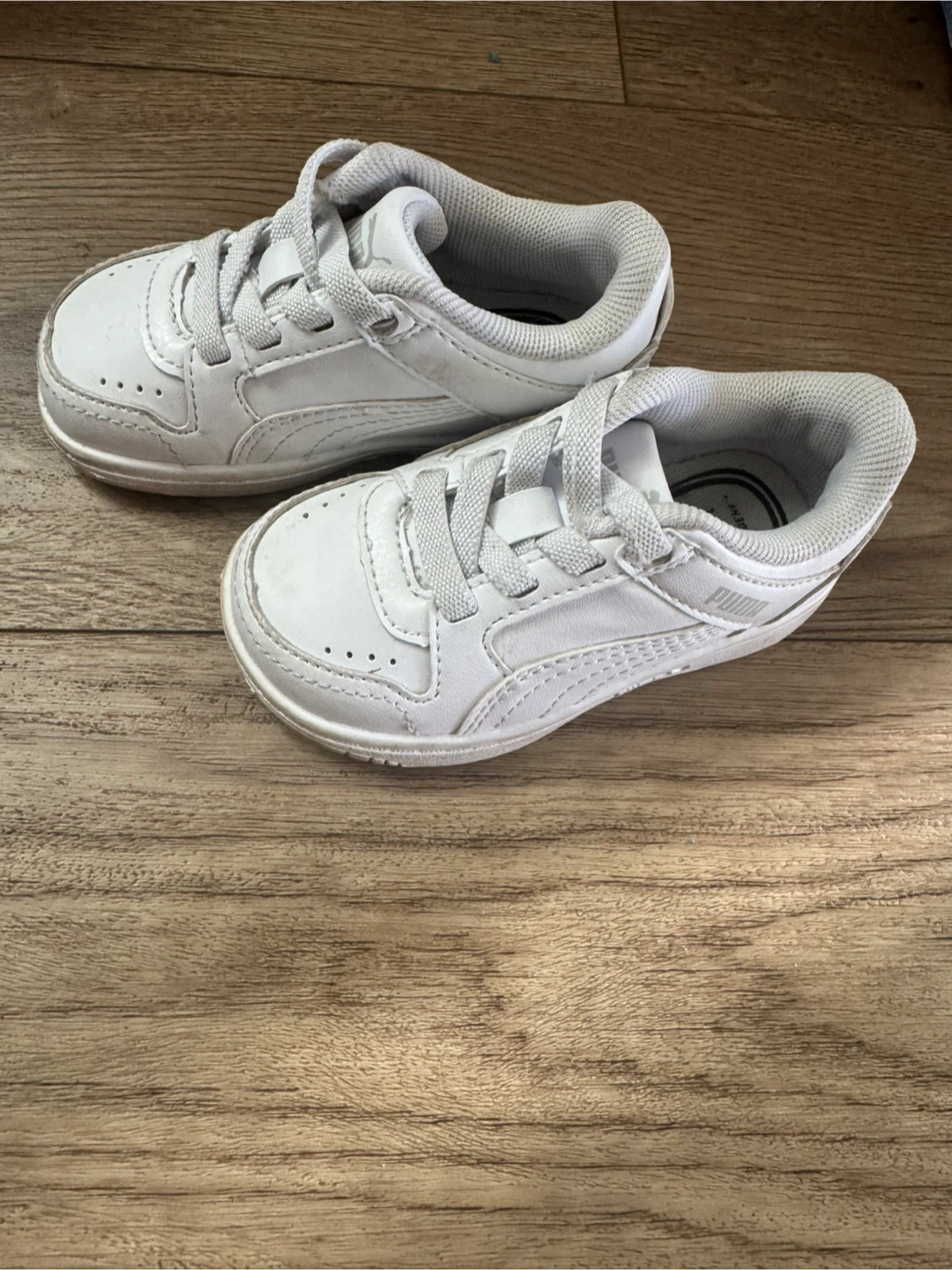 Puma Toddlers White Sneakers - Size 5C - photo 2