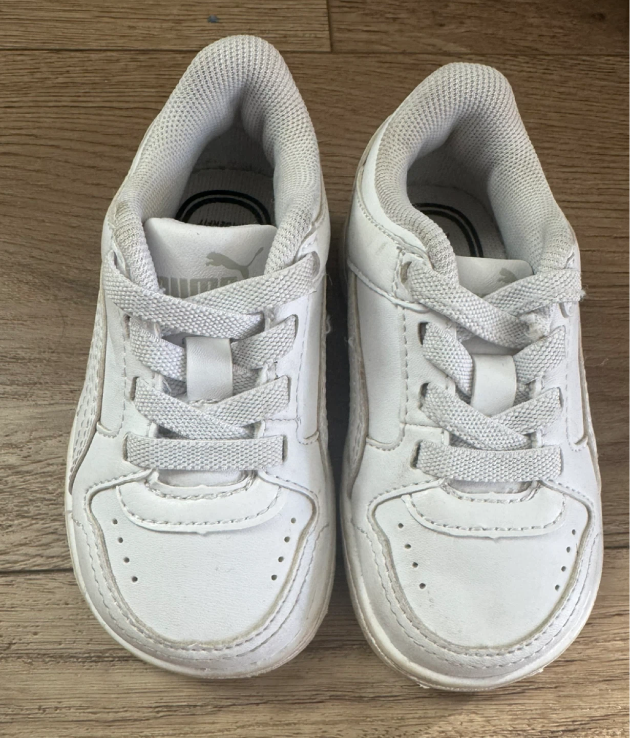 Puma Toddlers White Sneakers - Size 5C