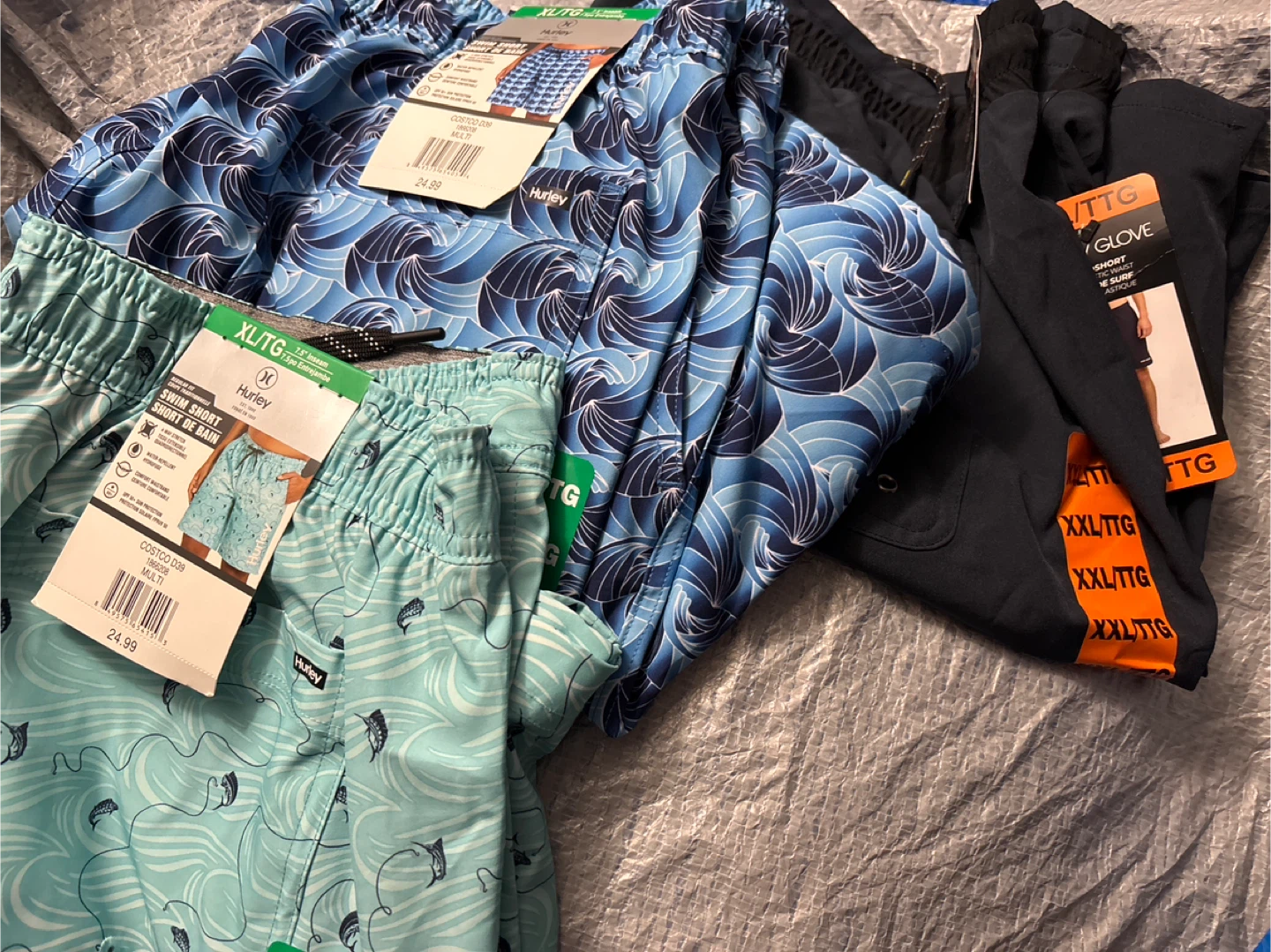 Hurley Swim  XL or Body Glove swim Shorts XXL - New with Tags!