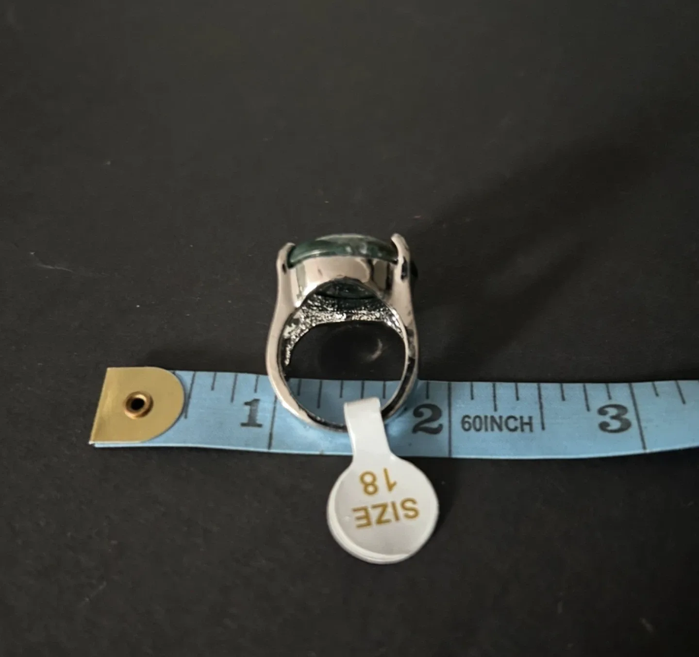 Agate Stone Rings - Size 17-18 image indicator(4)