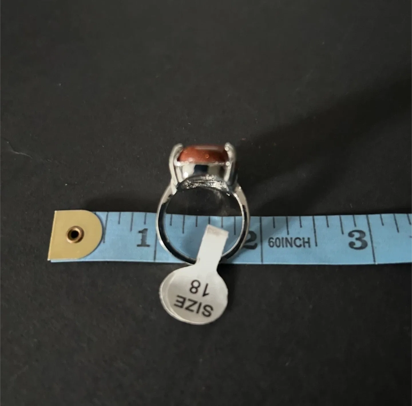 Agate Stone Rings - Size 17-18 image indicator(8)