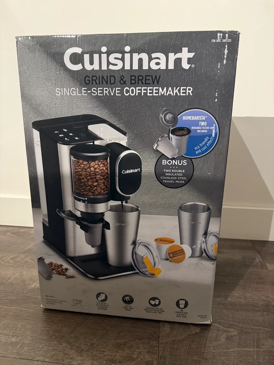Cuisinart Grind & Brew Single-Serve Coffeemaker