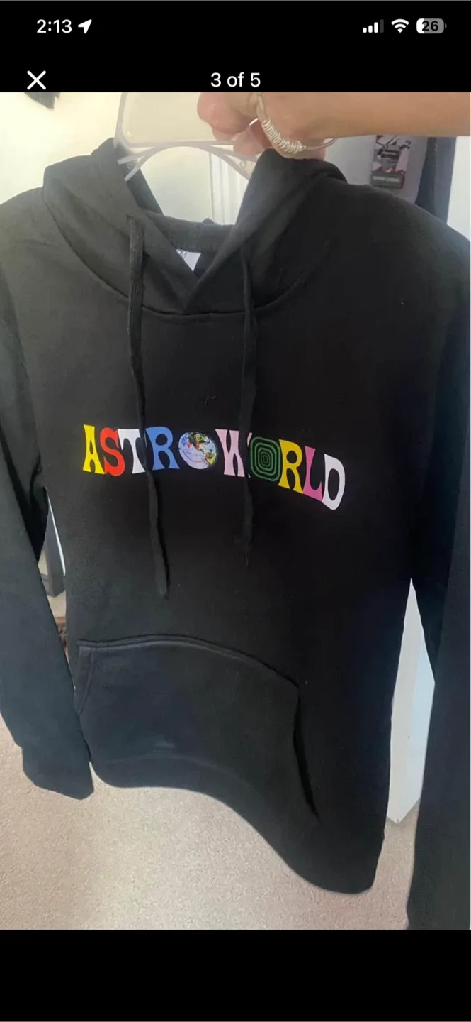 Travis Scott Astroworld Hoodie - Size Medium image indicator(2)