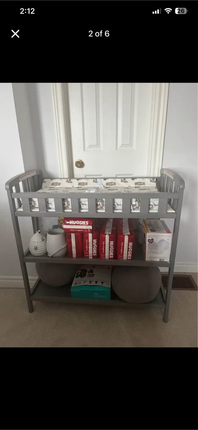 Grey Baby Changing Table image indicator(2)