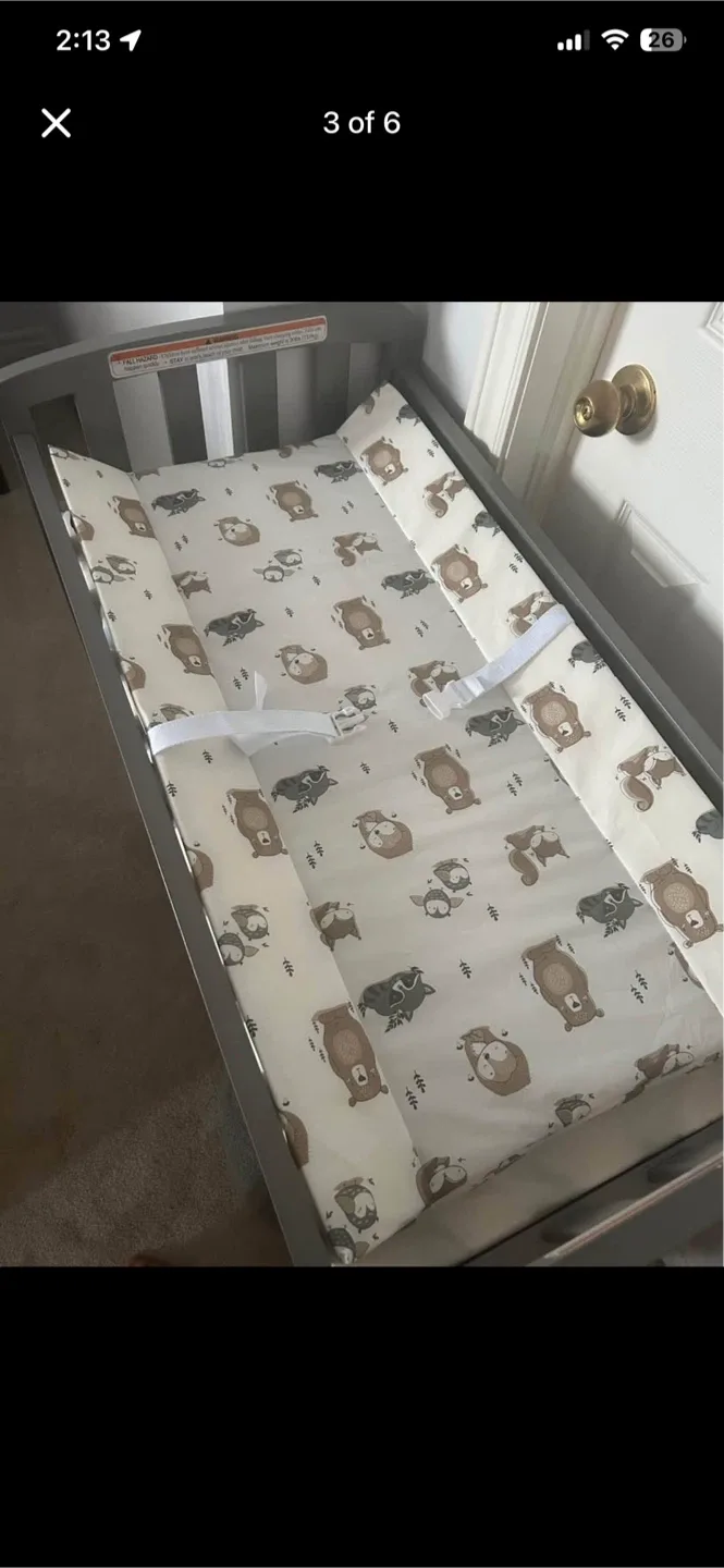 Grey Baby Changing Table image indicator(3)