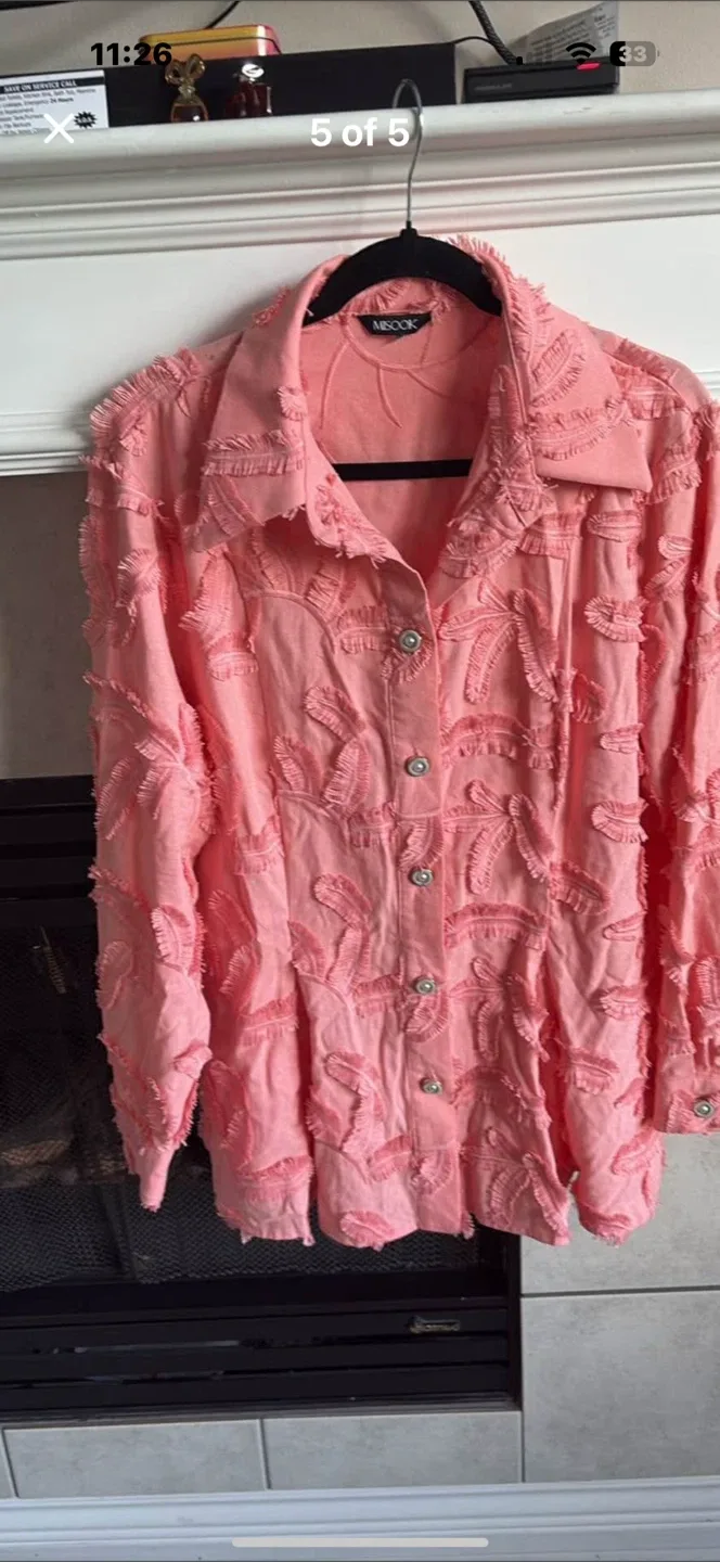 MISOOK Pink Embellished Jacket thumbnail