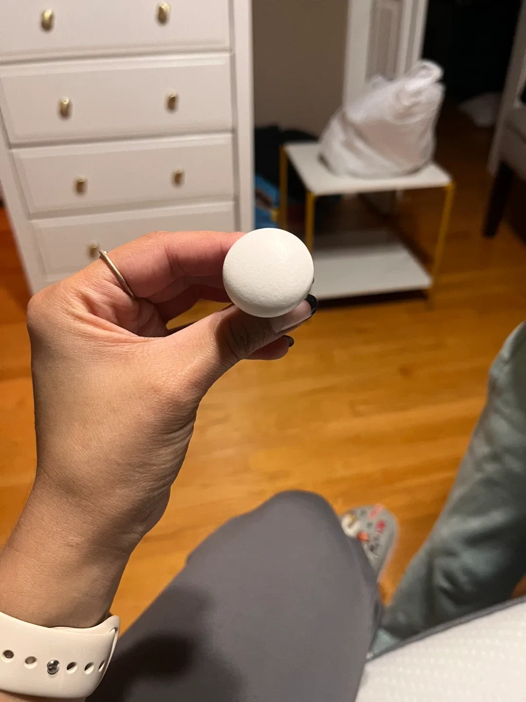 Cabinet/Drawer Knobs - White & Gray image indicator(2)