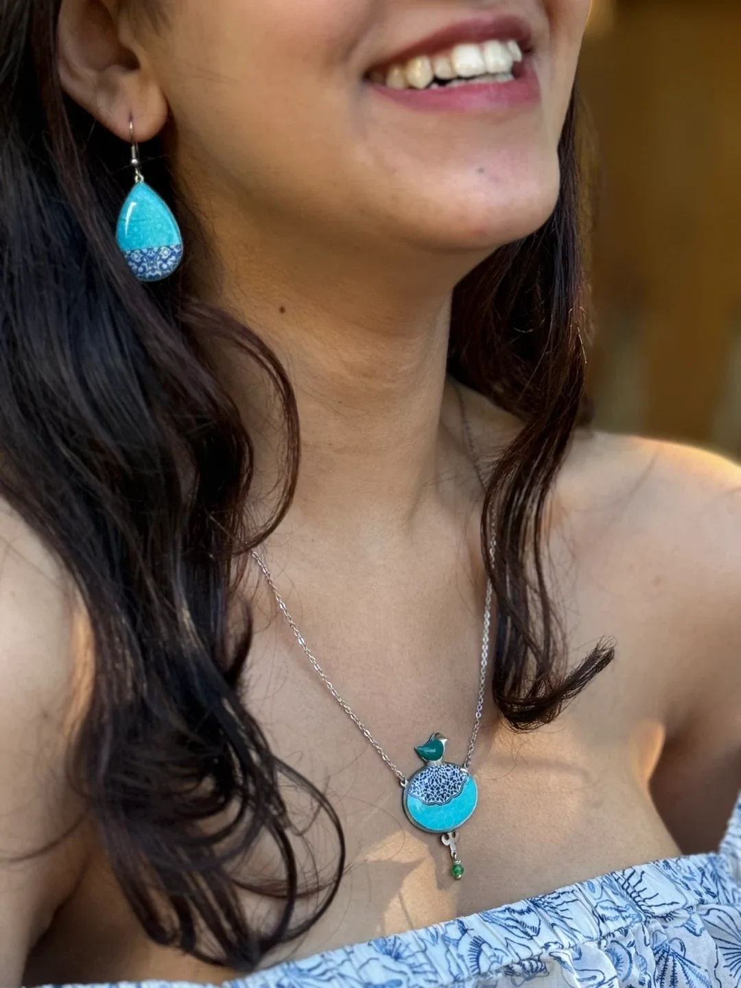 Persian necklace and earrings thumbnail