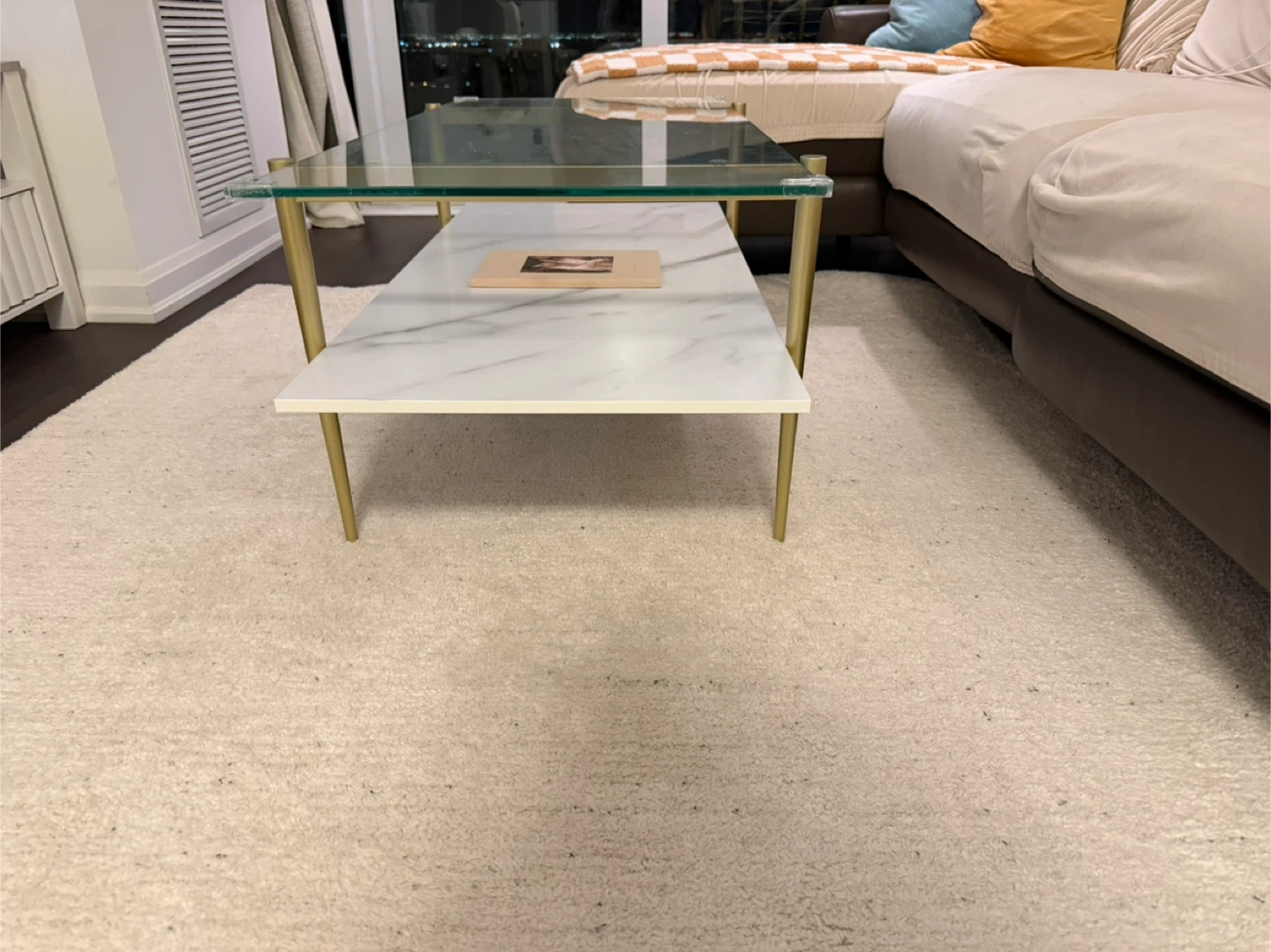 Glass & Marble Coffee Table(I bought it last year) - photo 3