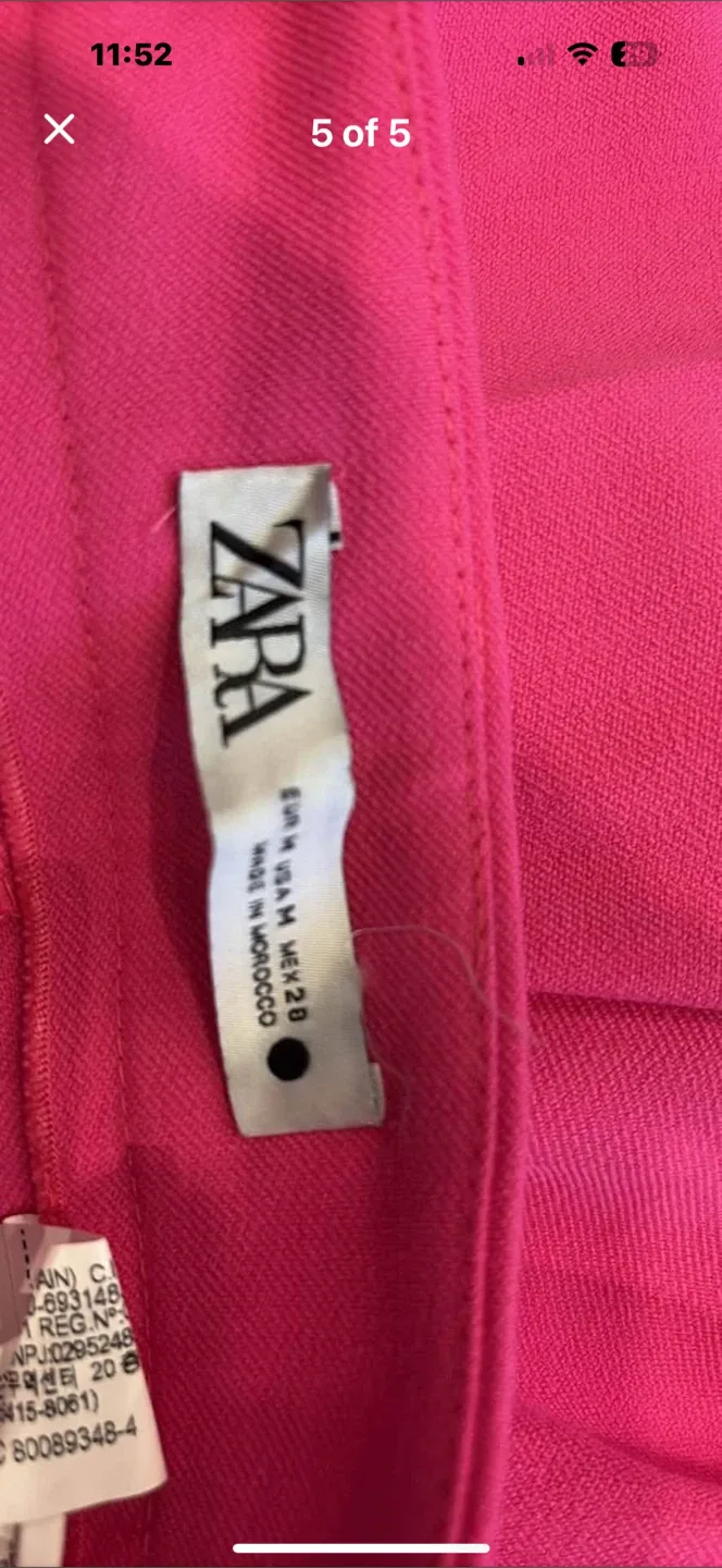 Zara Pink Trousers - Size M image indicator(4)