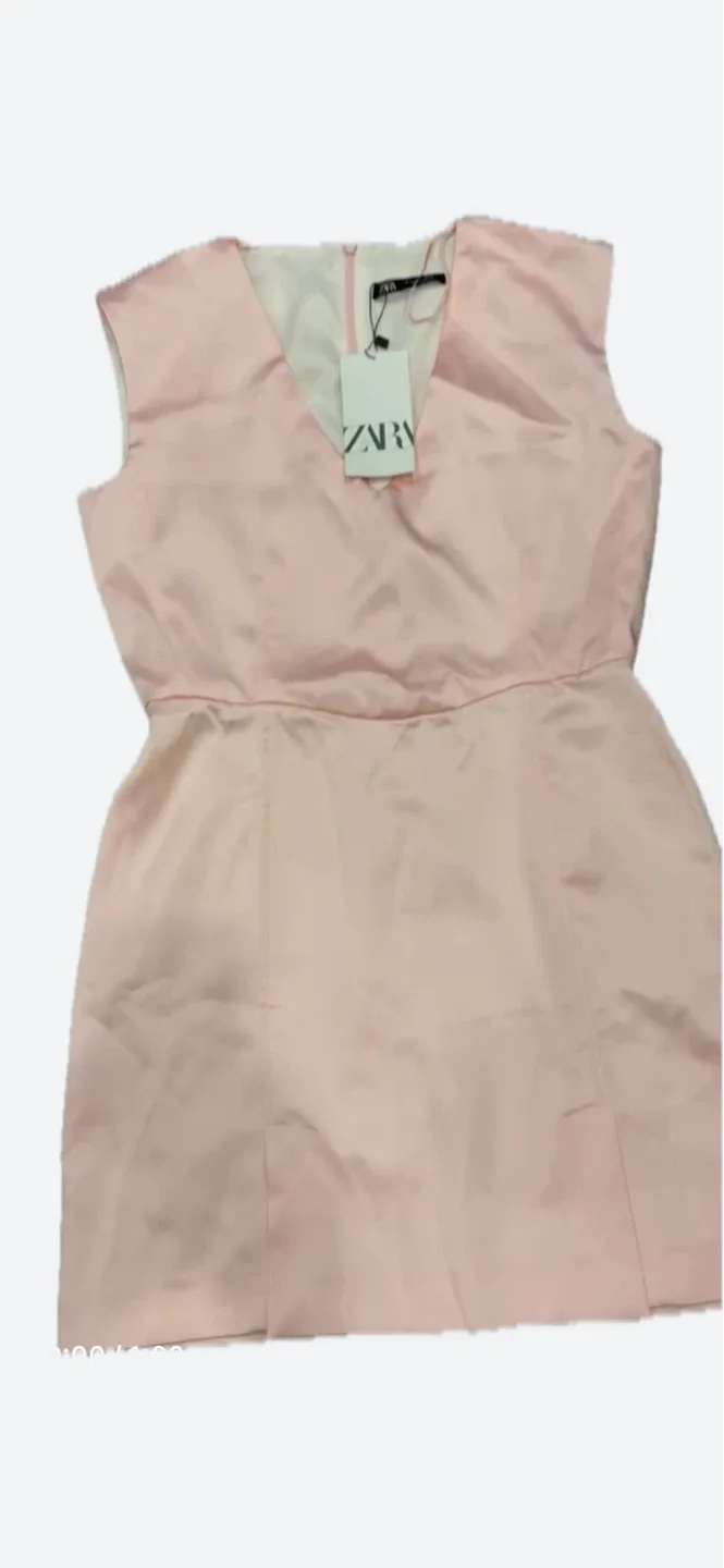 Brand New Zara Pink Dress Size L image indicator(7)