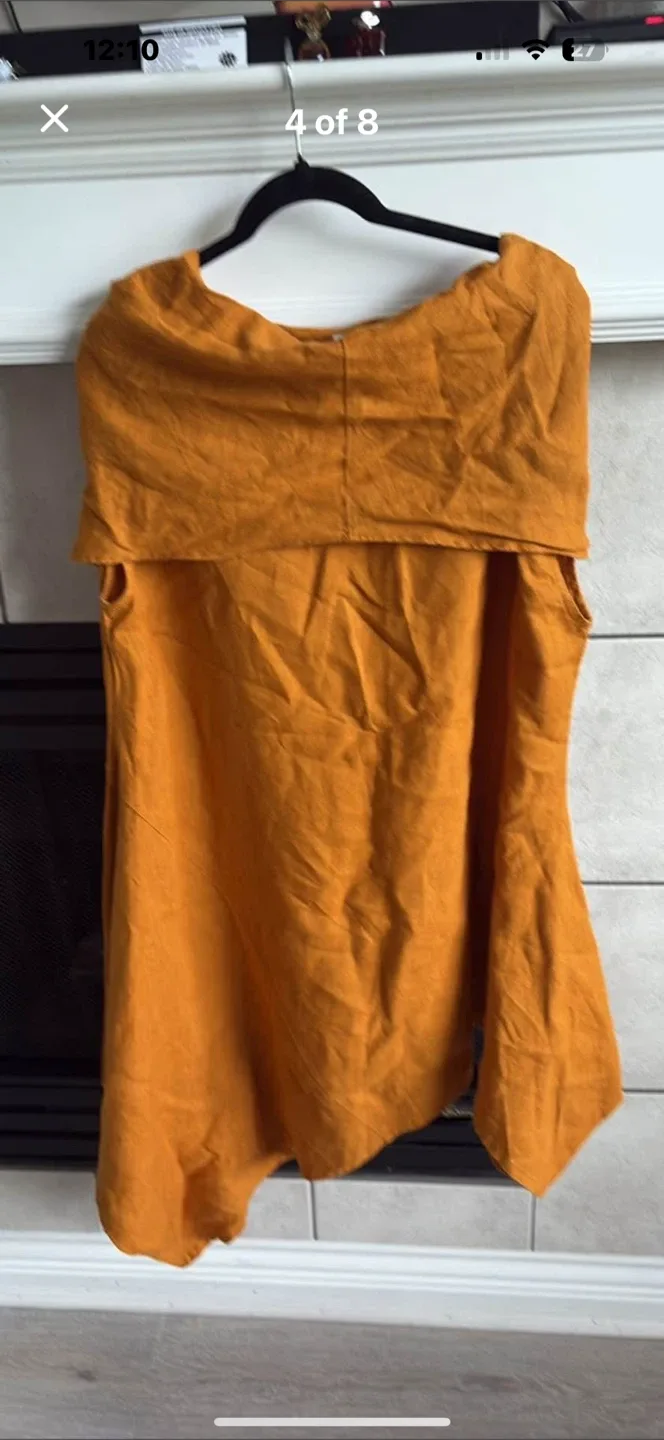 RYKÄ by Renée Paquette Mustard Sleeveless Top image indicator(4)