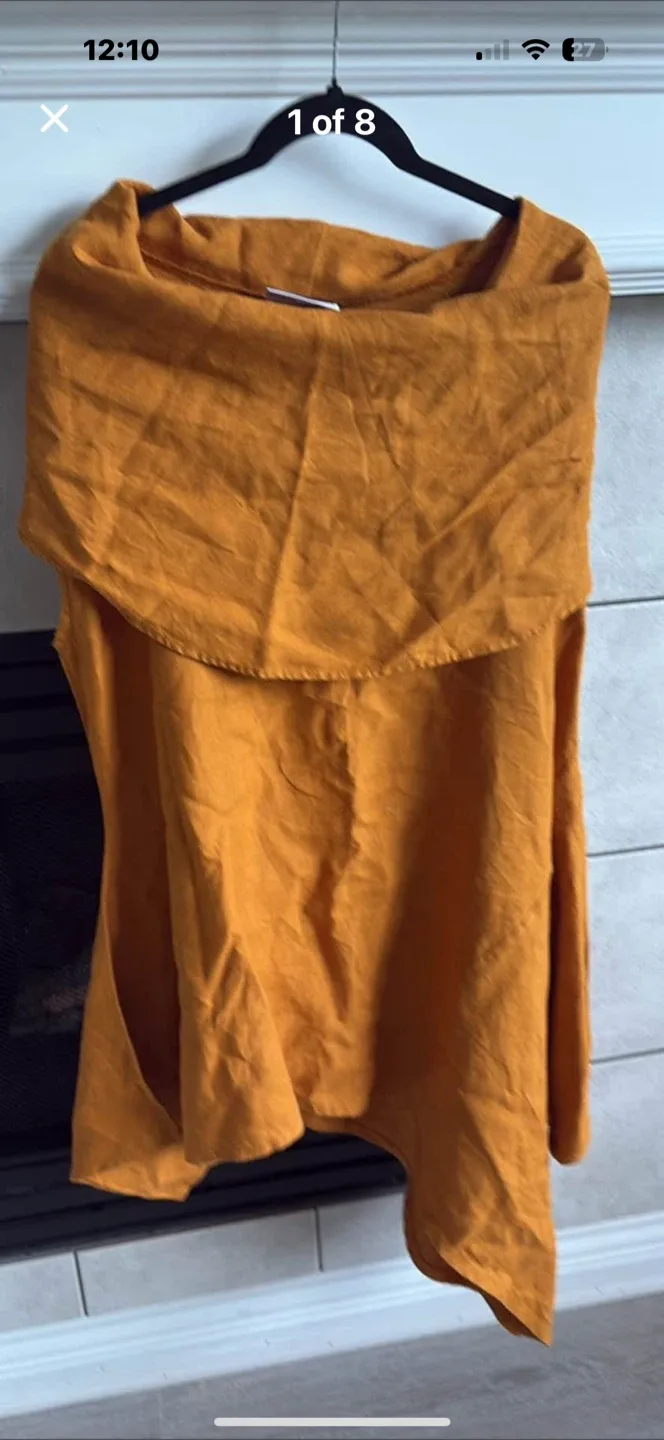 RYKÄ by Renée Paquette Mustard Sleeveless Top image indicator(5)