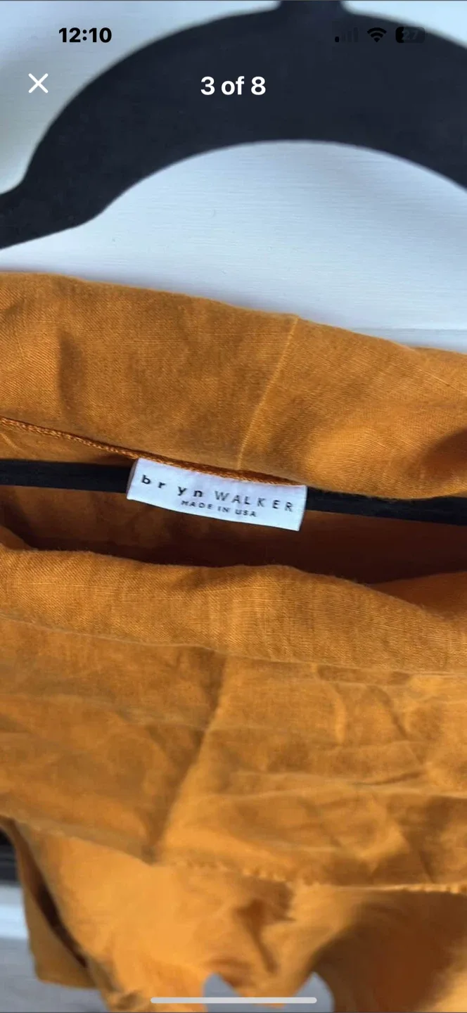 RYKÄ by Renée Paquette Mustard Sleeveless Top image indicator(7)