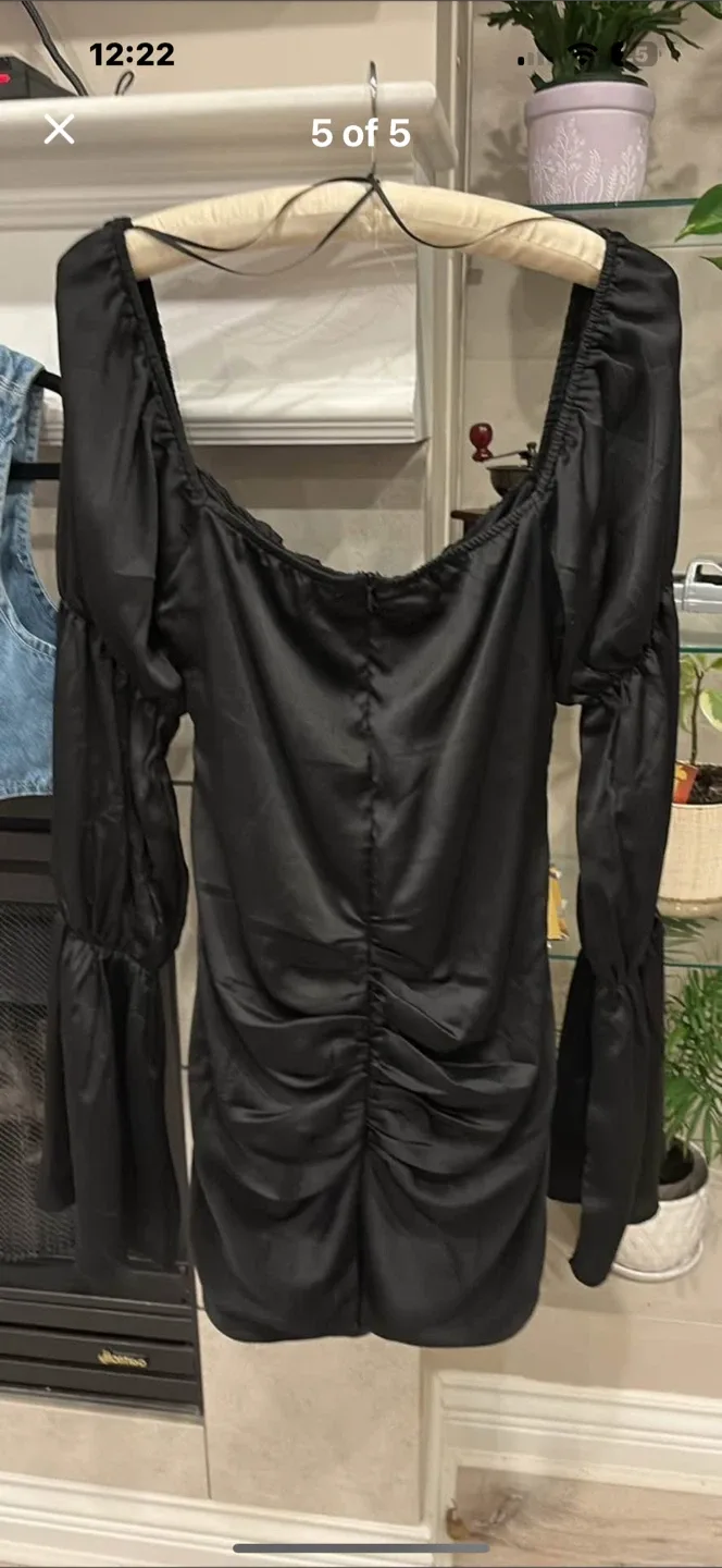 Oh Polly Black Dress, Size 6 thumbnail