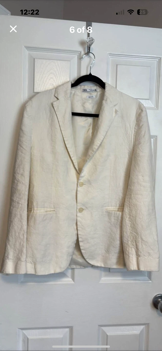 Zara Linen Blazer - Size M - photo 2