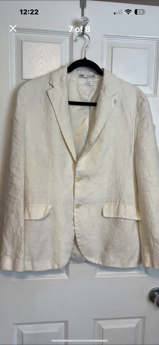 Zara Linen Blazer - Size M - photo 3