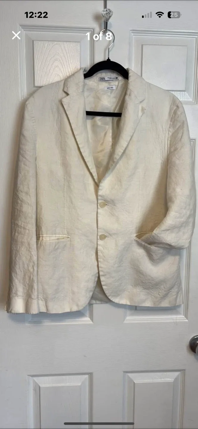 Zara Linen Blazer - Size M image indicator(6)